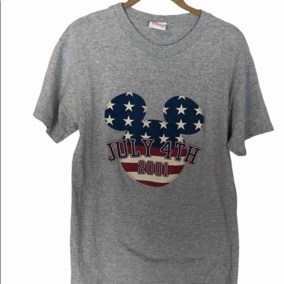 VINTAGE DISNEY STORE America 4th of July T Shirt - Picture 1 of 6